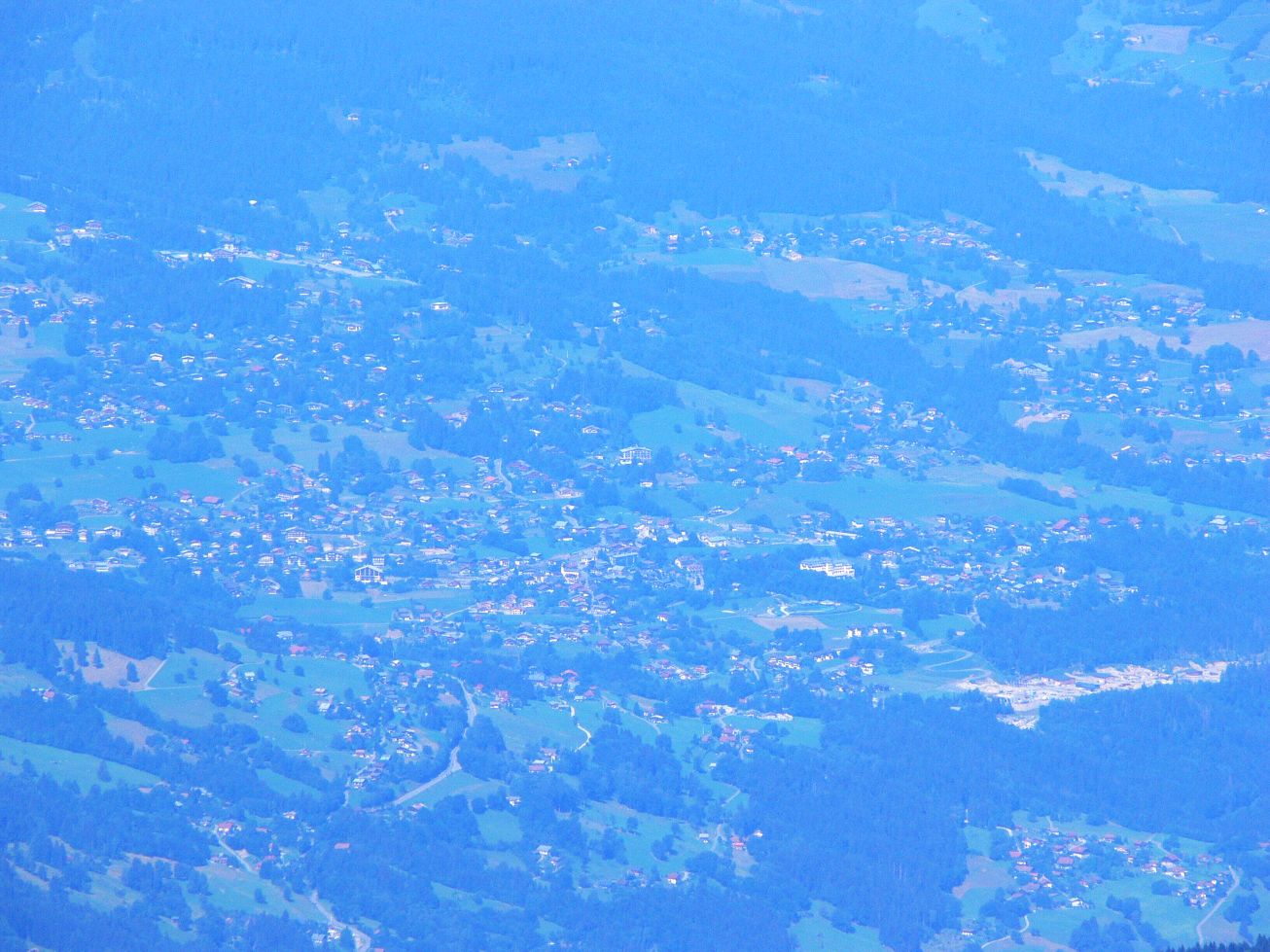43. Výhled z Aiguille du Midi
