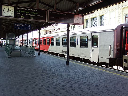 1. Informace o vlaku na nádraží České Budějovice
