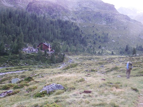 90. Příchod k Lienzer Hütte
