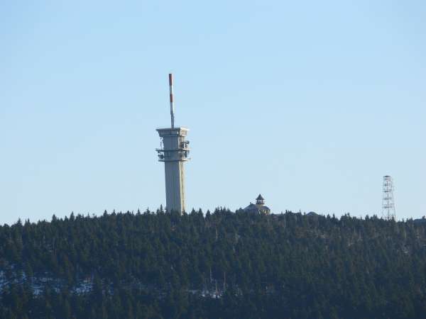Pohled na Klínovec od severozápadu.