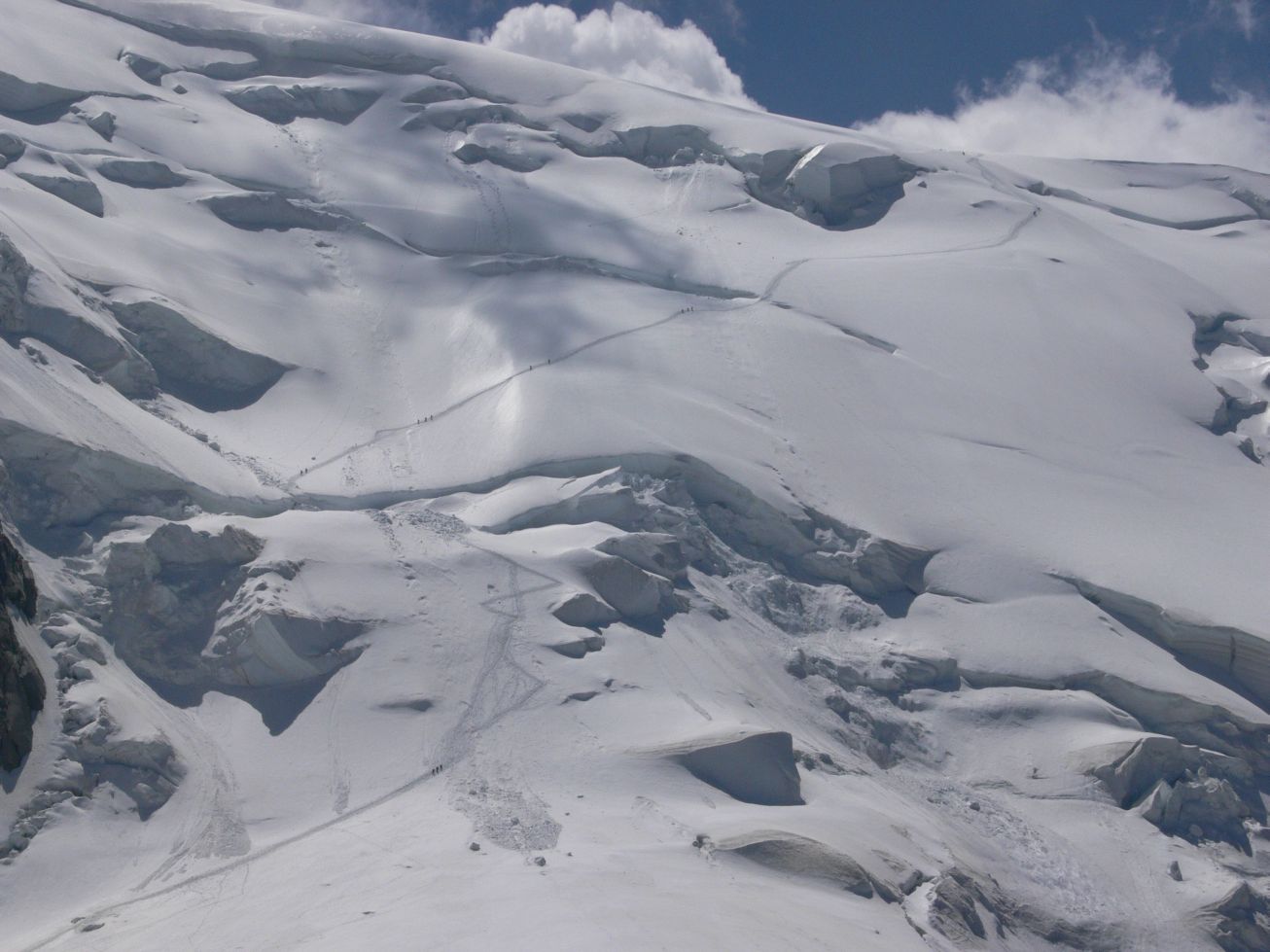 44. Výhled z Aiguille du Midi
