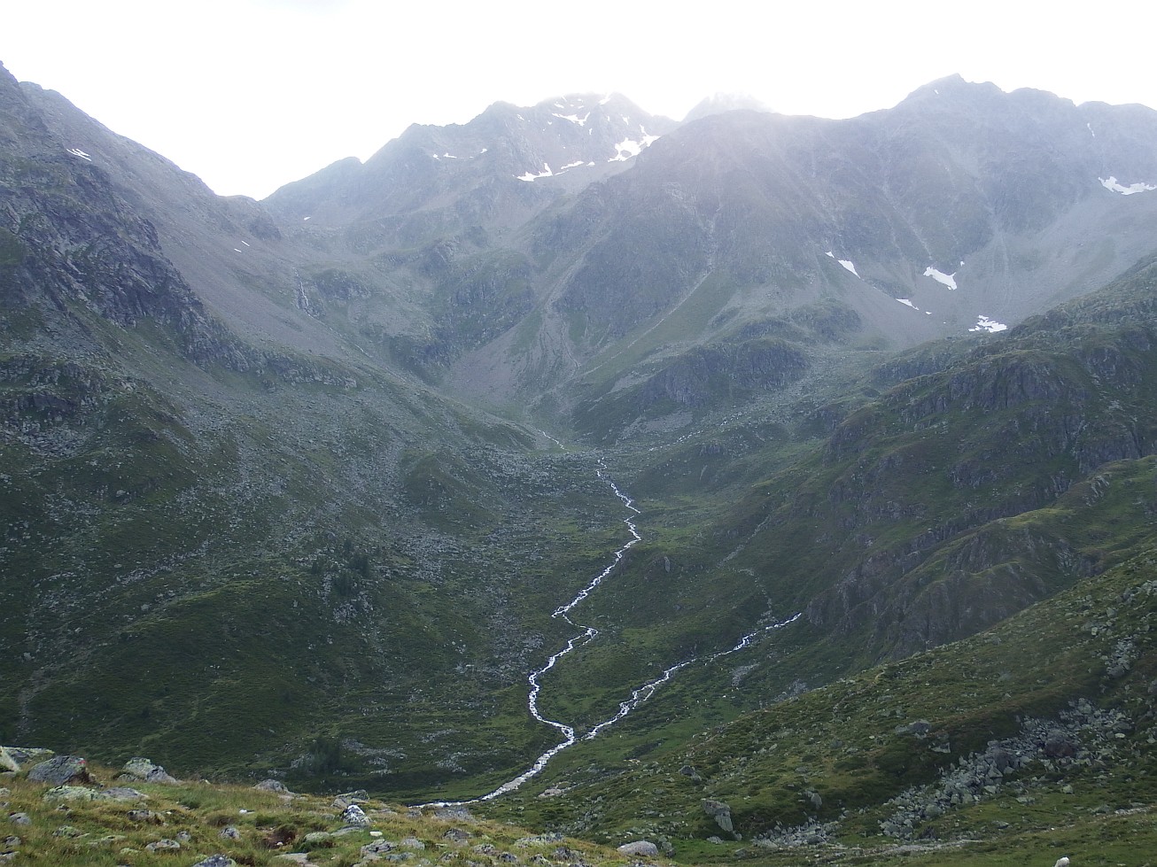 88. Pohled do údolí nad Lienzer Hütte
